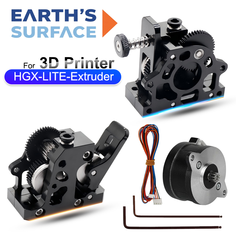 Direct Drive Dual Gear Extruder High Speed - HGX LITE 듀얼 기어 하드 스틸