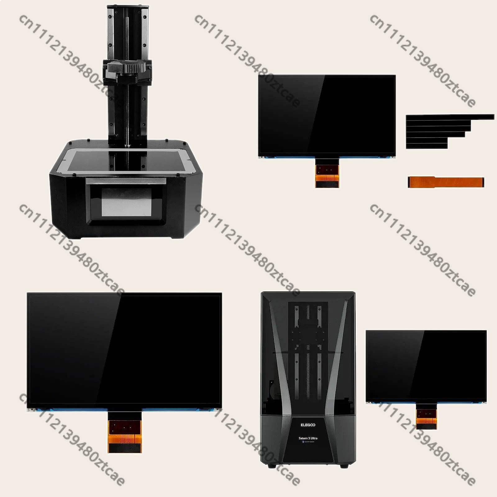 레진 3D 프린터 액세서리용 12K 10.1인치 흑백  - 12K Monochrome Lcd Resin 3D Printer 리뷰 및 가격