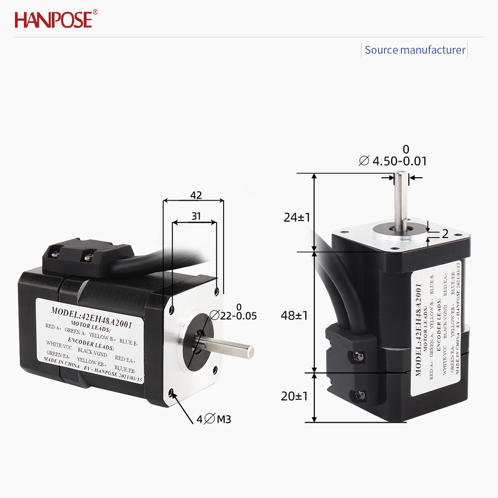 폐쇄 루프 스테퍼 모터 NEMA17 42EH48A200 - Closed Loop Stepper Motor Nema 17 리뷰 및 가격