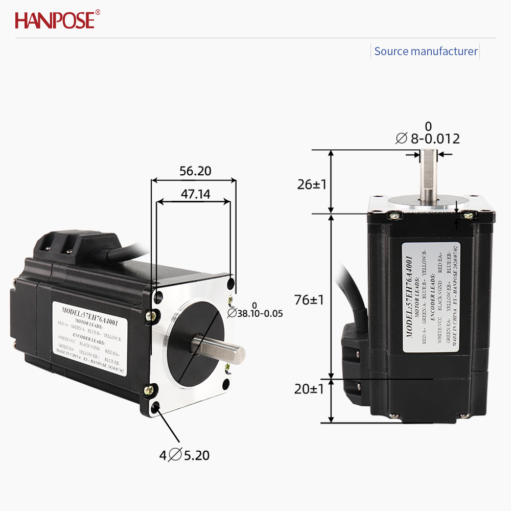 폐쇄 루프 스테퍼 모터 NEMA17 57EH76A400 - Closed Loop Stepper Motor Nema 17 리뷰 및 가격