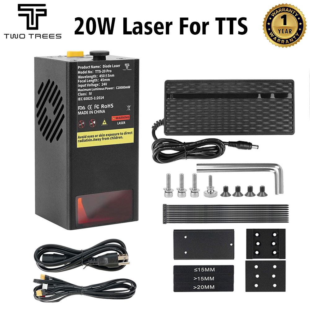 TWOTREES 20W 레이저 모듈 TTS-55 Pro - 20W Laser Engraver Module Upgrade 리뷰 및 가격